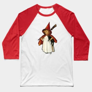 CUTE KITTY WITCH HALLOWEEN2 Baseball T-Shirt